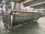 Half-open spiral pre-cooling machine