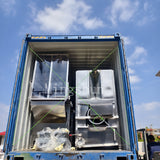 Half-open spiral pre-cooling machine