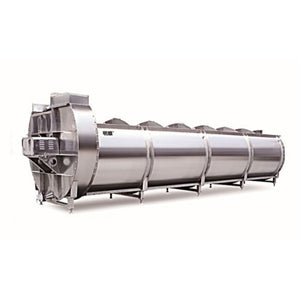 Half-open spiral pre-cooling machine