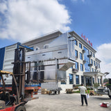 Half-open spiral pre-cooling machine