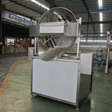 Small blood draining, scalding and plucking combination machine