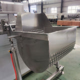 Small blood draining, scalding and plucking combination machine