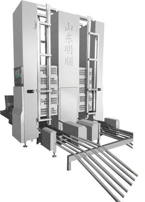 Cage stacking machine