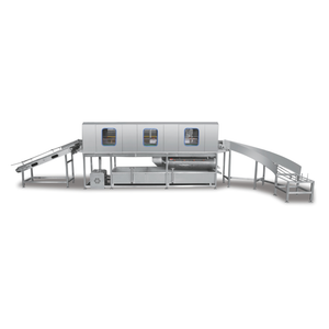 Poultry cage washing machine