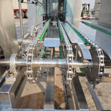 Poultry cage washing machine