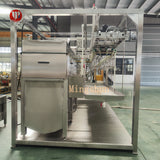 Compact slaughter line