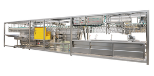 Compact slaughter line