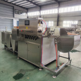 Small blood draining, scalding and plucking combination machine